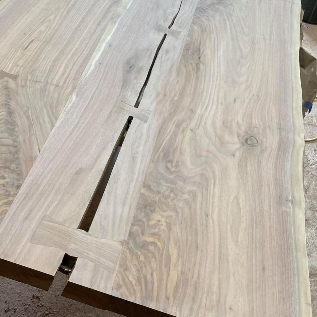wood table in progress